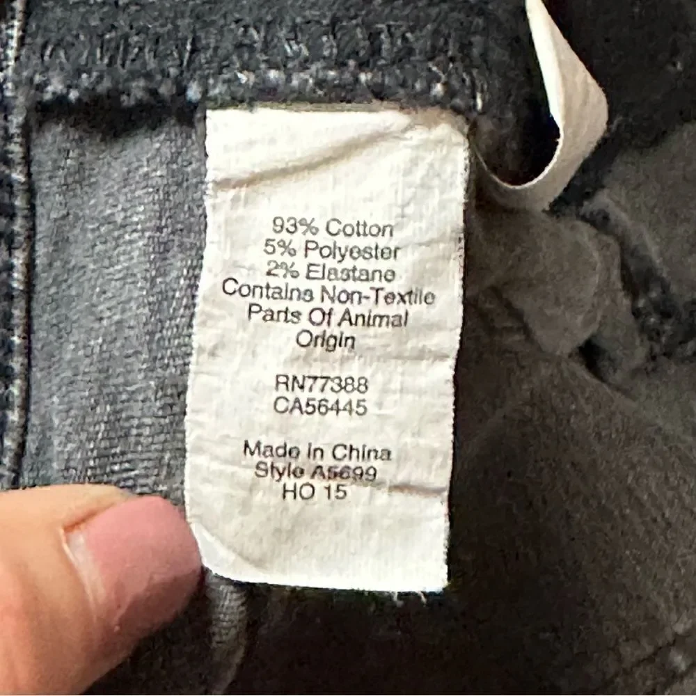 Madewell Black High Riser Skinny Jeans 28